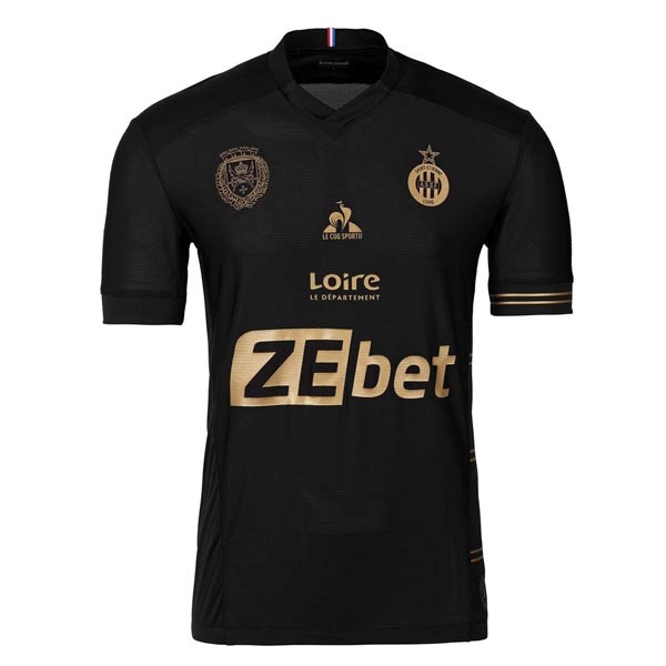 Ausweichtrikot Thailand Saint étienne 2021-2022 Schwarz Günstige Fußballtrikots